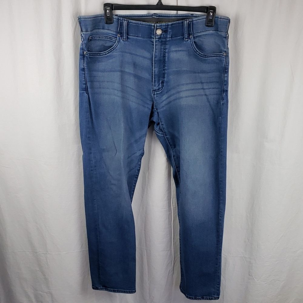 Lee Men's 40X30 Slim Fit Straight Leg Blue Jeans